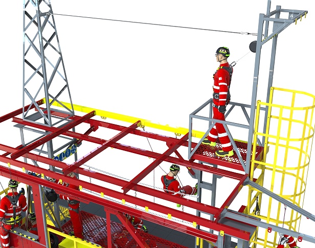 г.Муром. В Муроме установили современный тренажер для обучения работам на высоте