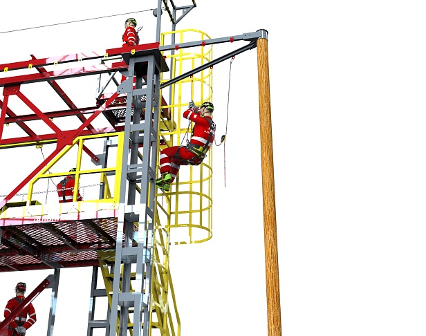 г.Муром. В Муроме установили современный тренажер для обучения работам на высоте